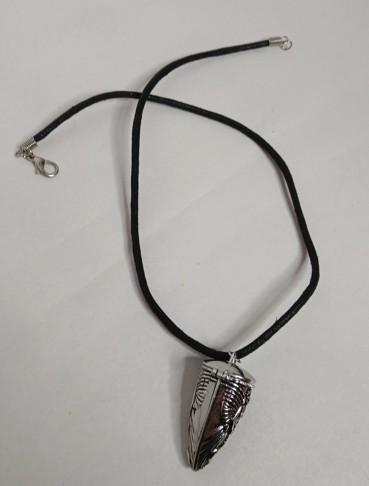 Vintage Amy Zemer Silver Tone Fairy/Fey Capsule Locket Pendulum Amulet Witchy