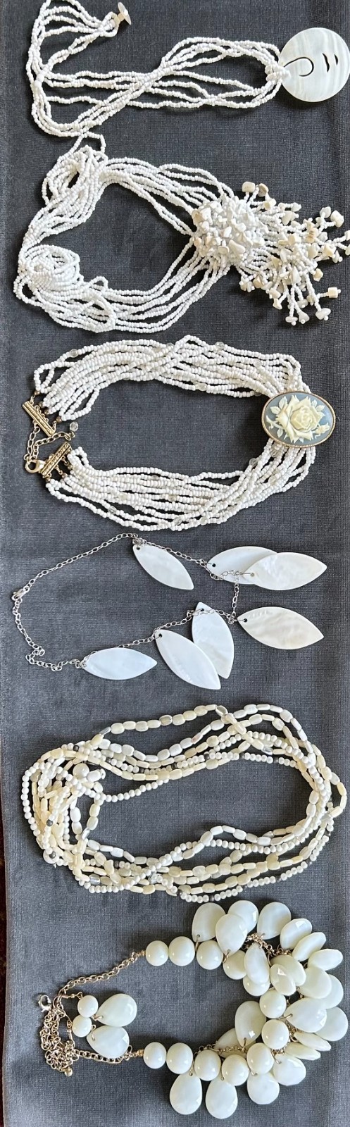Costume Jewelry Lot – over 100 necklaces weighing over 10 lbs