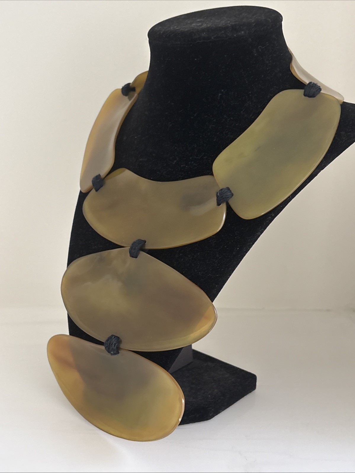 MONIES Gerda Lyngaard Horn Statement Choker Necklace