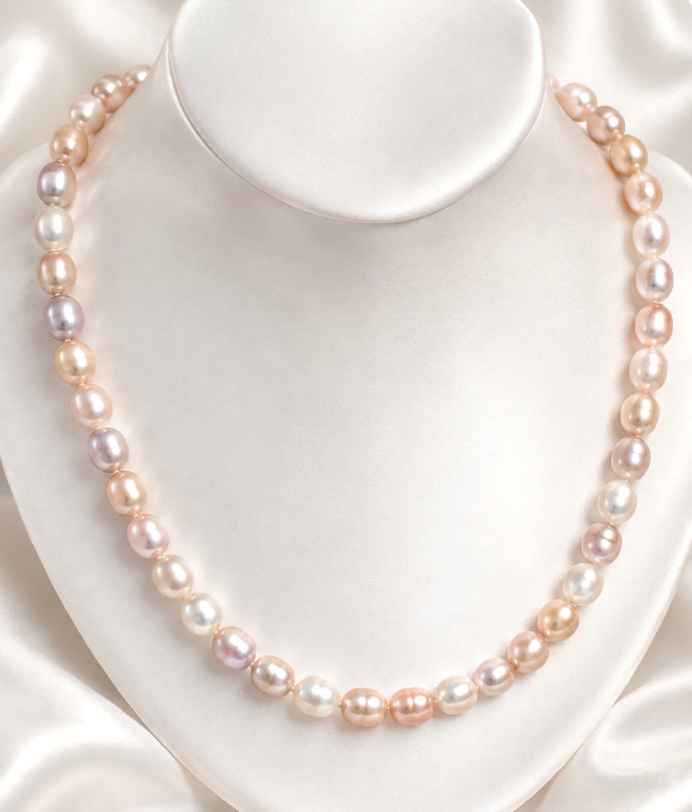 Vintage 14k Gold Baroque Pearl Necklace Art Deco to MCM