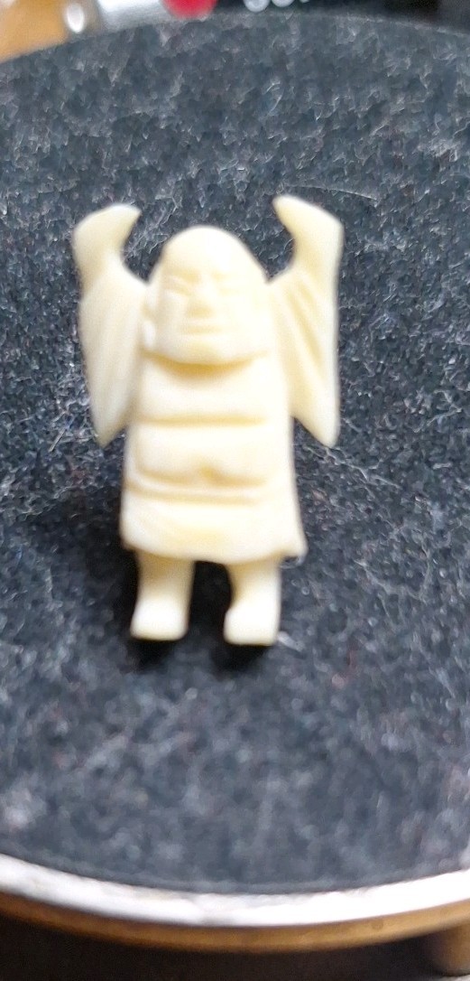 Vintage Happy Buddha Zen Lapel Pin 0.75 Inch