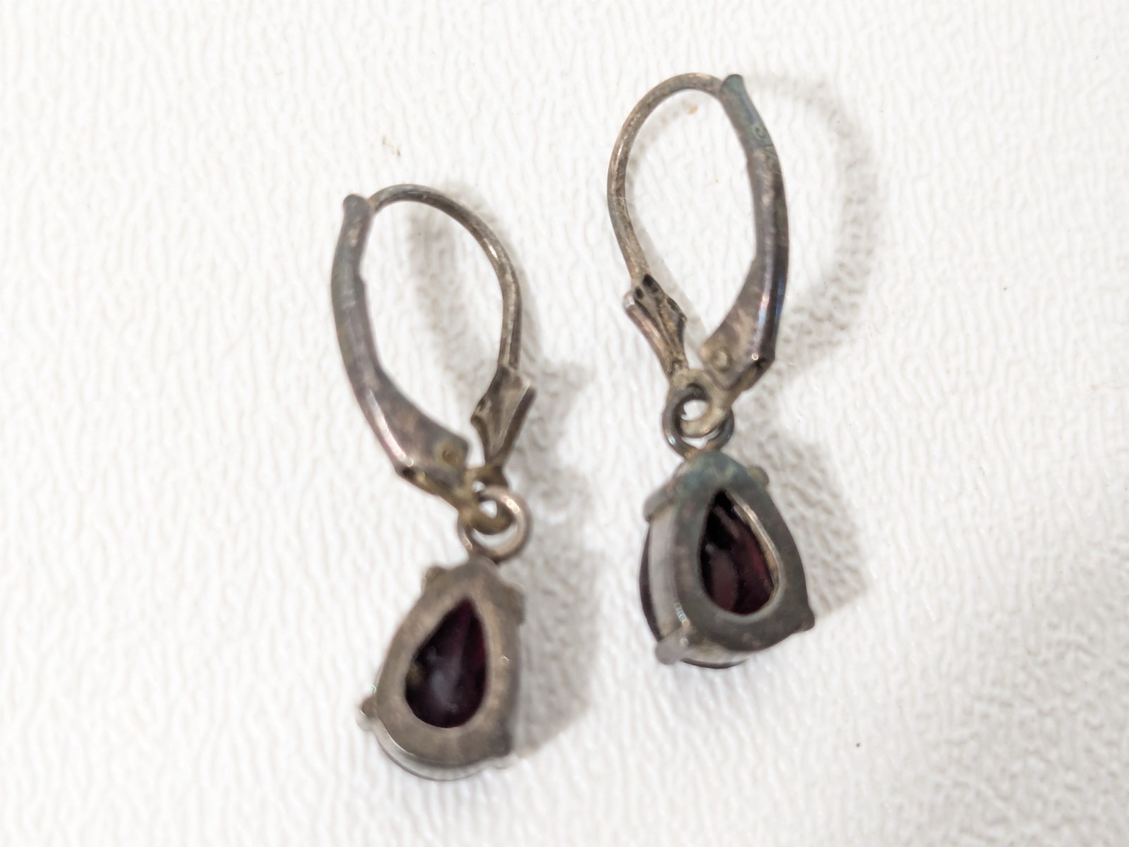 Amethyst Stone Art Deco Drop Dangle Earrings Beautiful Fancy Decorative Jewelry
