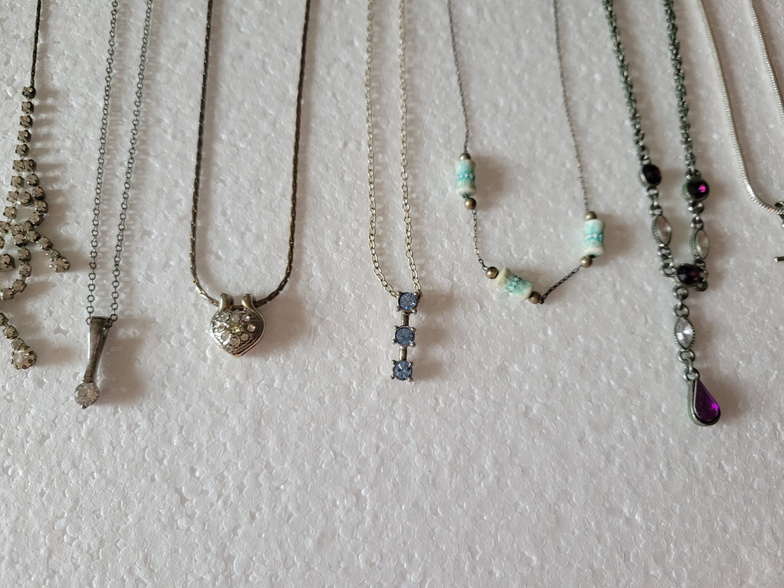 Lot 14 Vintage Jewelry Necklaces Bullet Treble Clef Steam Punk Silver/Gold Tone
