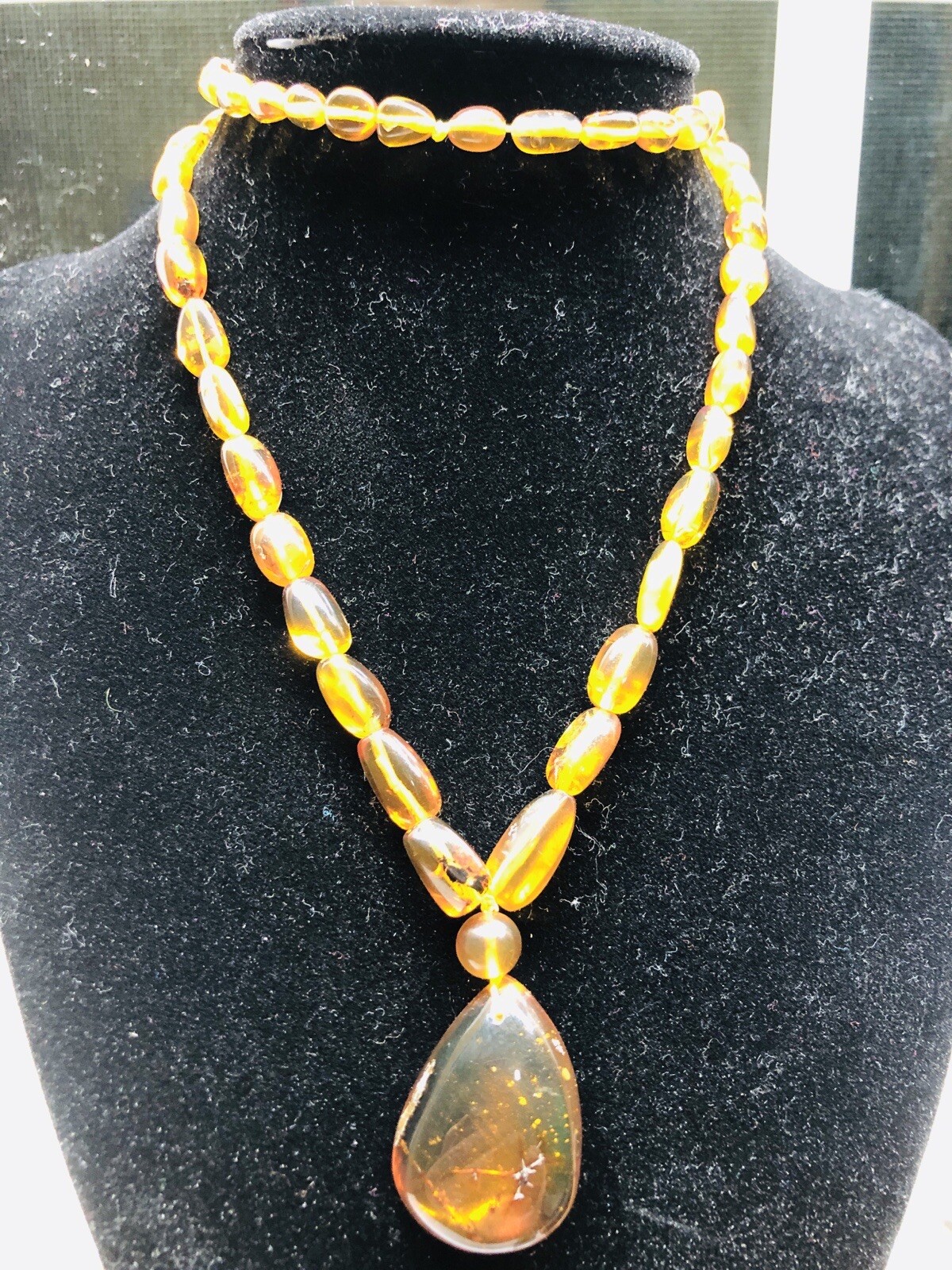 100% Natural Burmese Amber Necklace