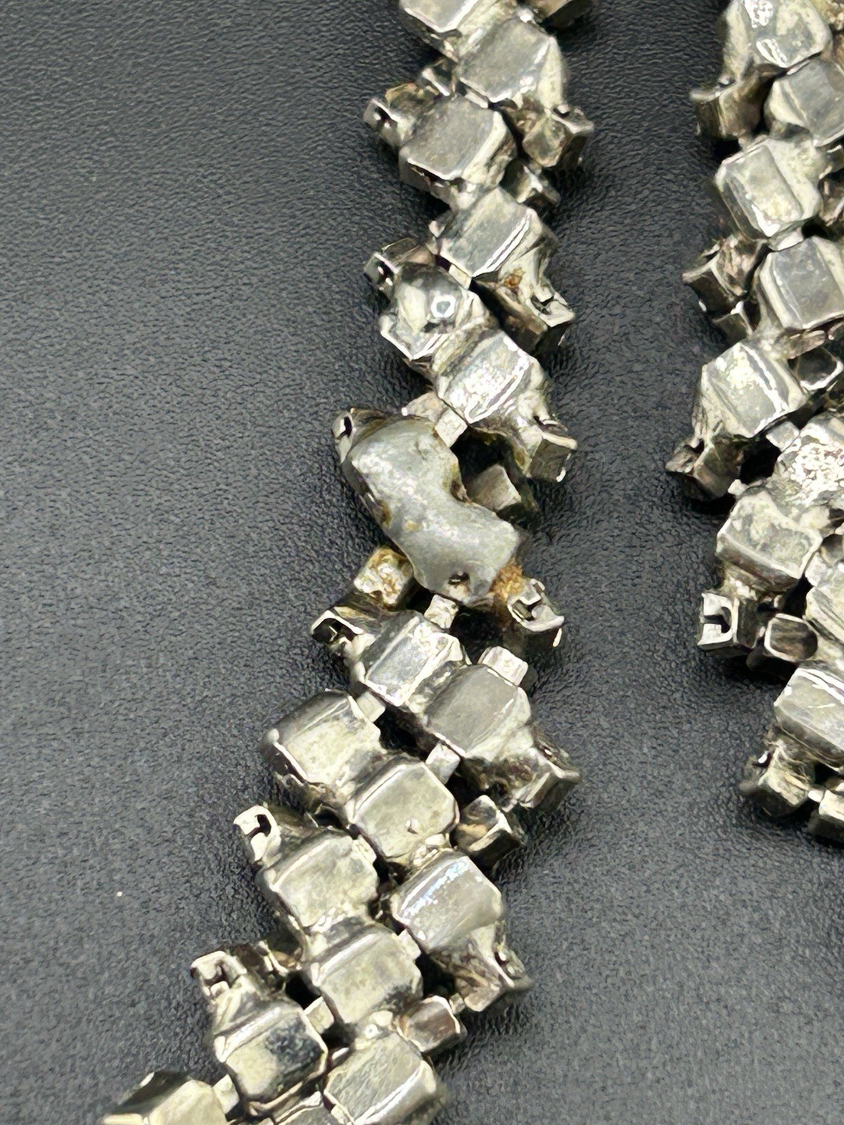 Kramer NY Rhinestones And Teardrop Center Necklace