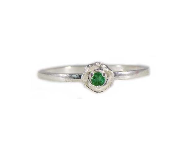 Alexandrite Rose Ring Antique 19thC Siberia Natural Handcrafted Color-Change Gem
