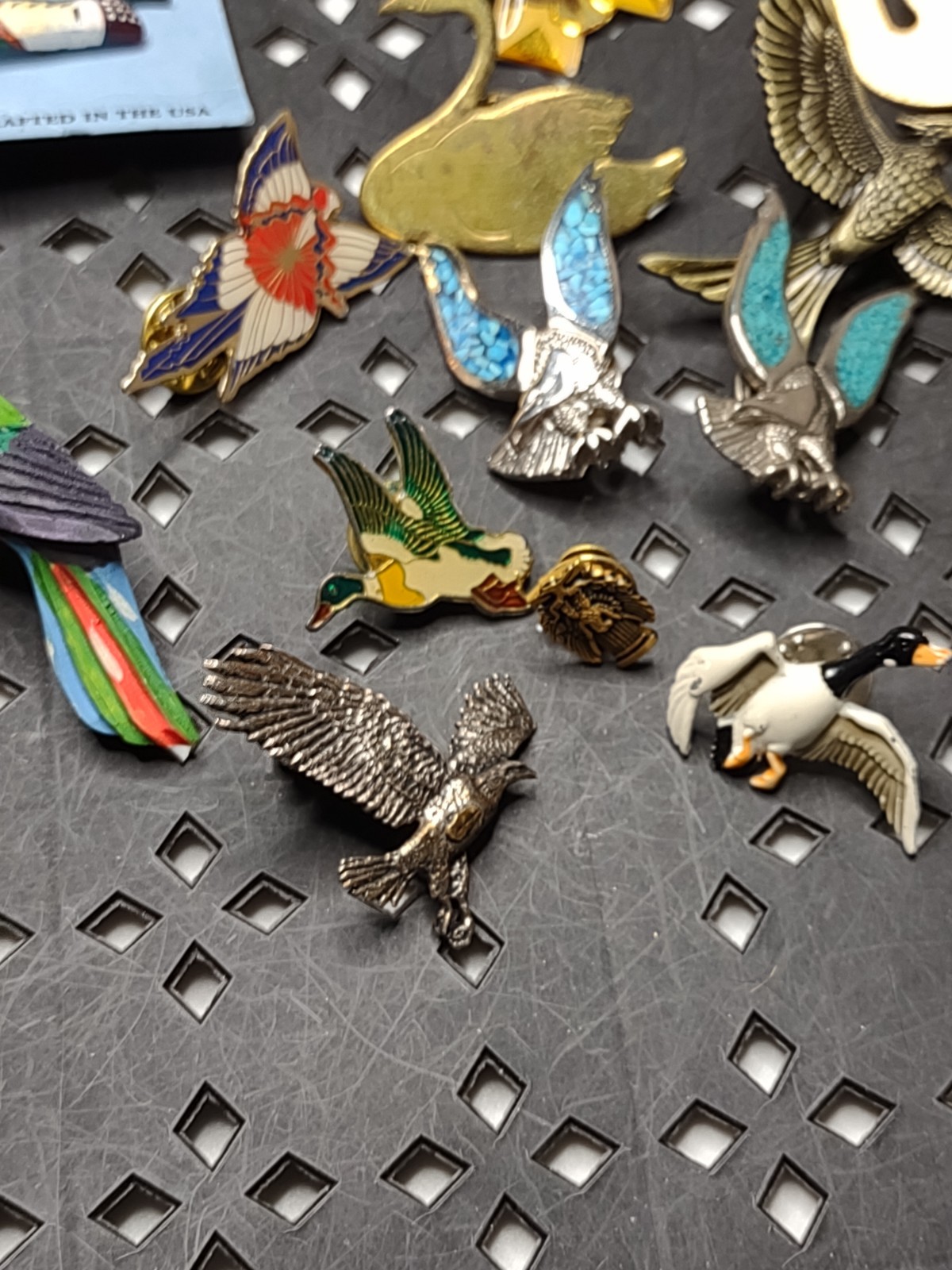 Lot Of Bird Themed Pins Bird Pin Lot MDTAR