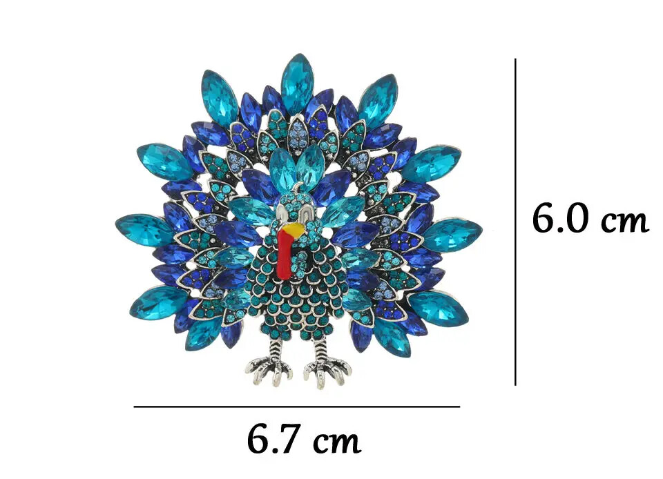 Vintage Retro Yellow Crystal Thanksgiving Turkey Roast Brooch Pin Jewelry Gift