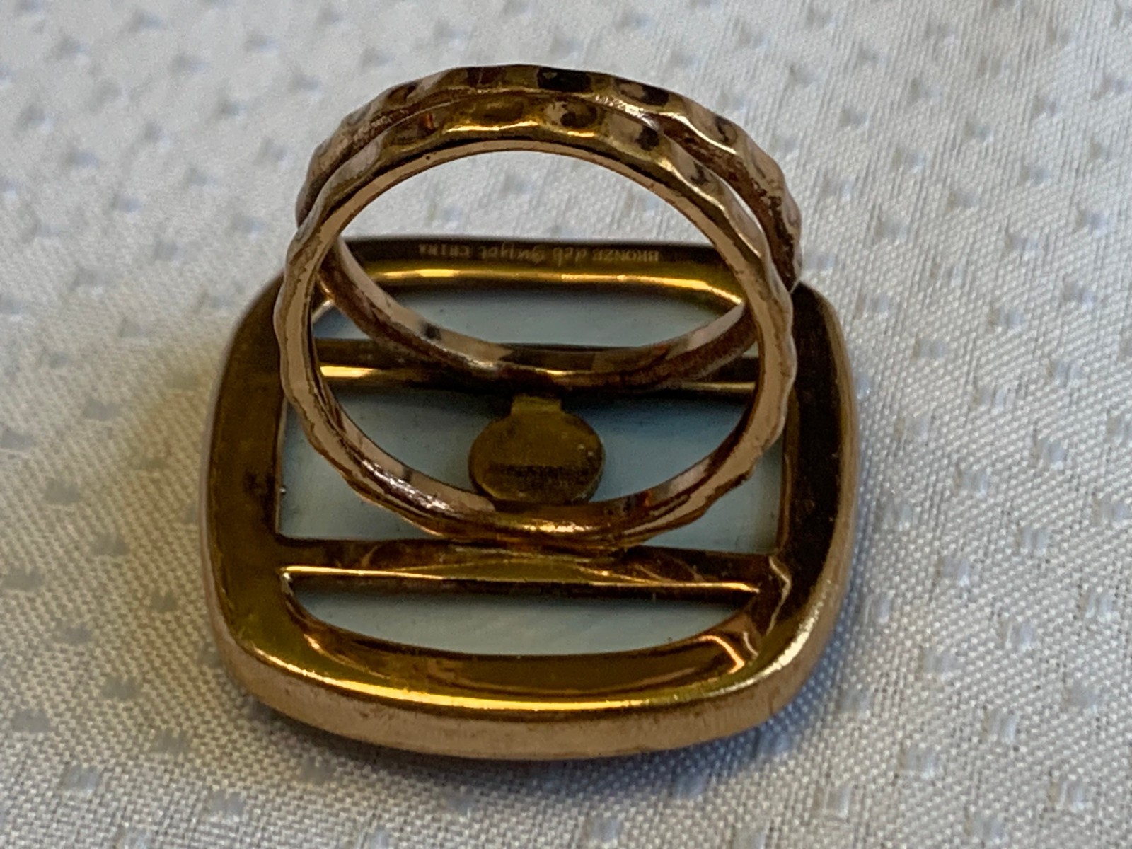 Vtg Ring Lot Gold Plate Costume Jewelry Deb Guyot Karis IBB Faux Gemstones