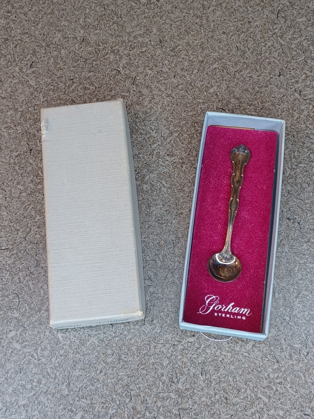 Gorham Sterling Silver Spoon Pin in Gift Box, 2 3/4 inches, Vintage, Rondo