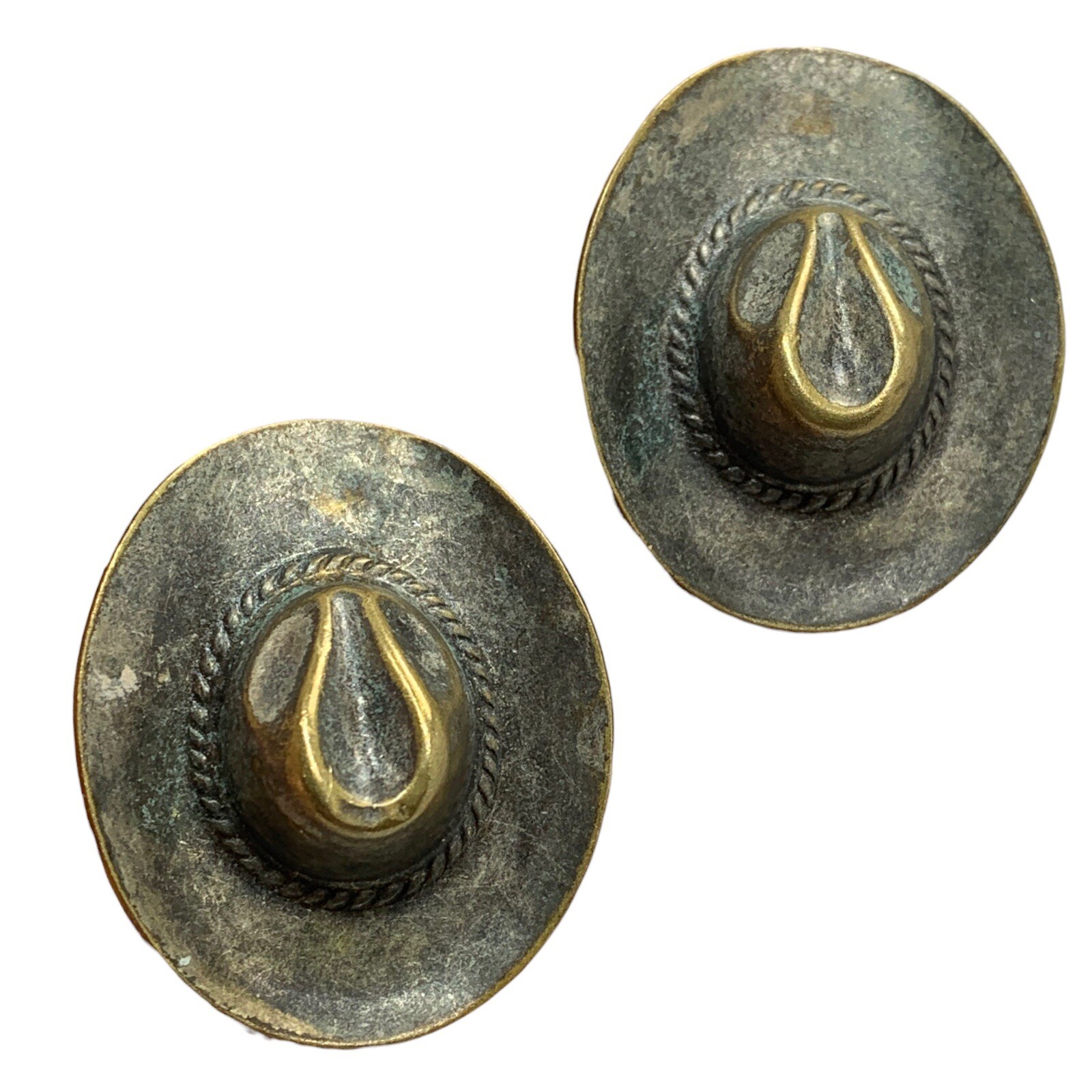 Vintage Cowboy Hat Earrings
