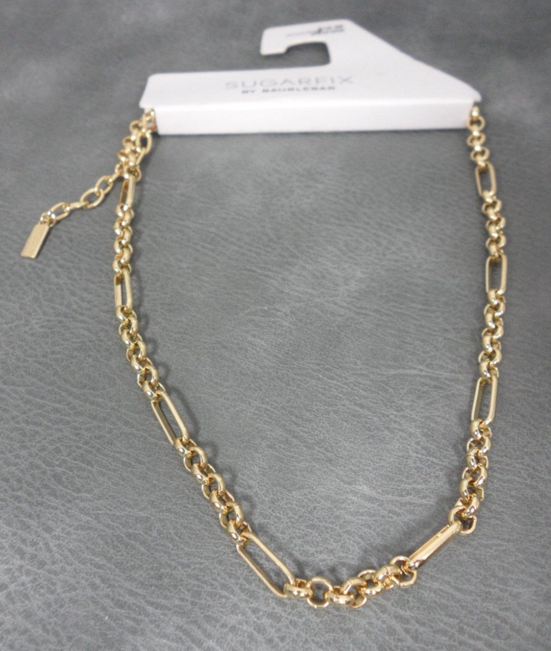 SUGARFIX Chain Necklace Rolo Paperclip Choker Nickel Free 17-20″ $16.99 MSRP