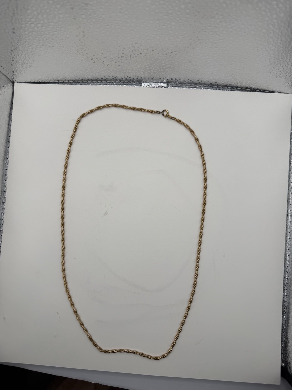 Vintage 14k Filled (14k GF) Rope Chain Necklace
