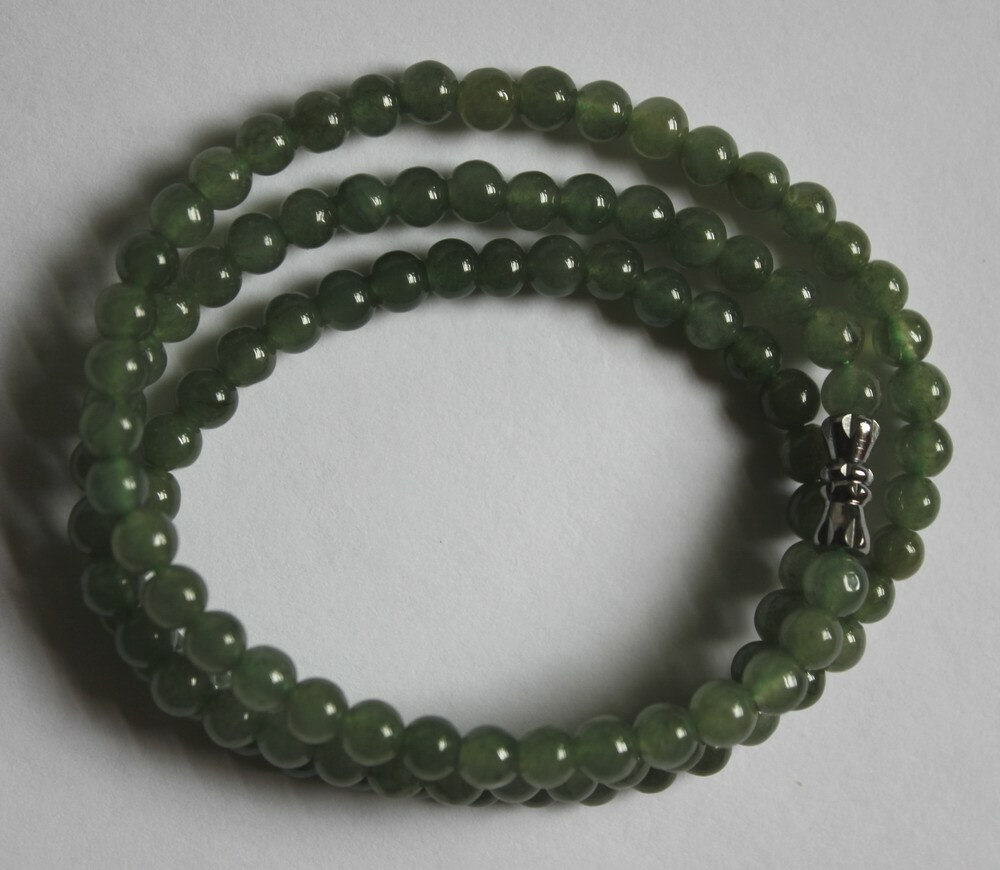 100% Natural Jade Certified (A) Untreated Icy Oily Green Jadeite Necklace #N093