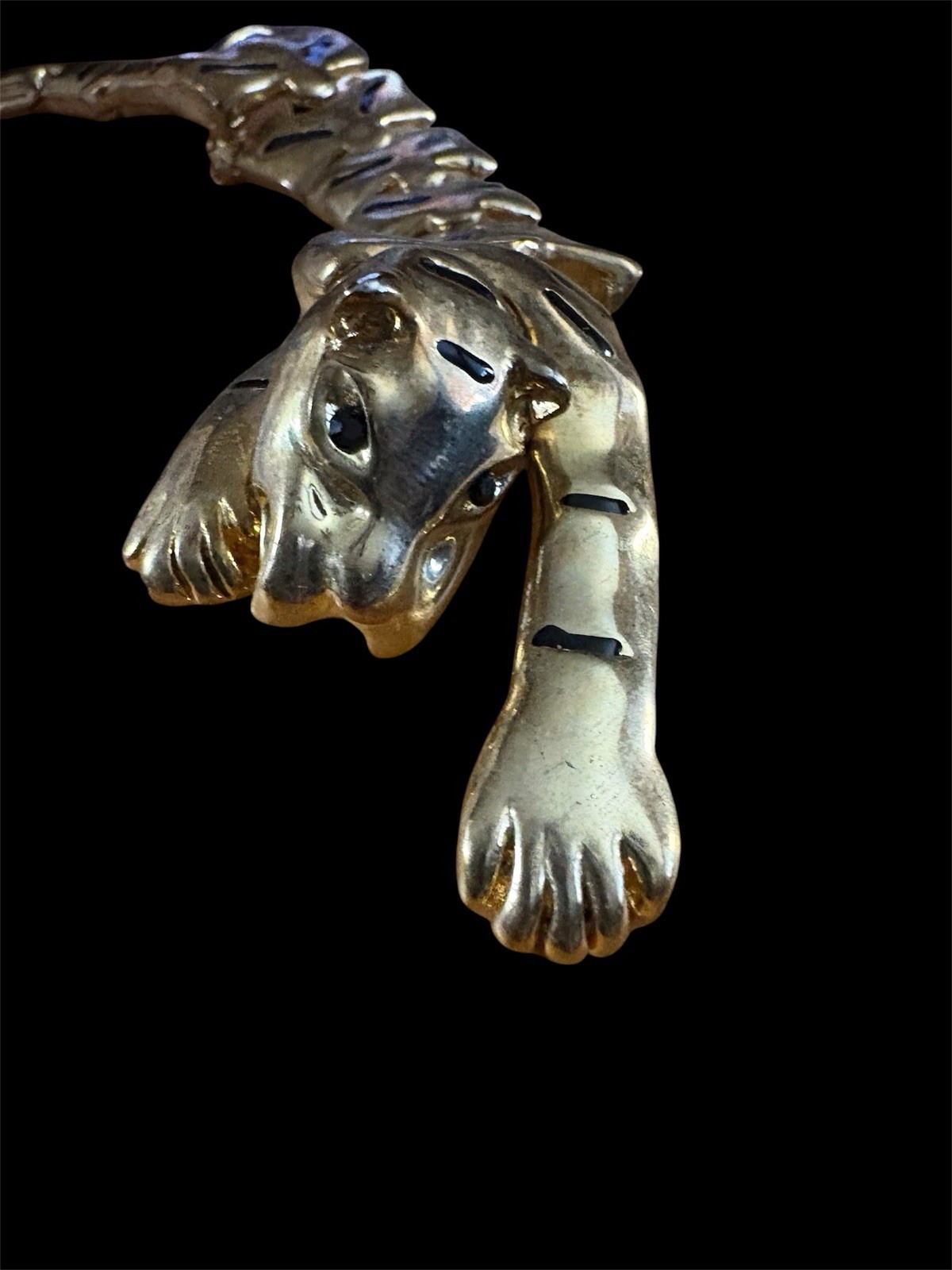 Vintage Articulated Tiger Pin