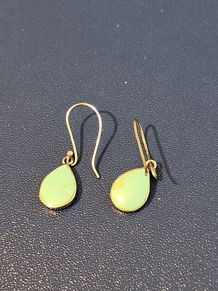 Sterling Silver Turquoise Dangle Earrings