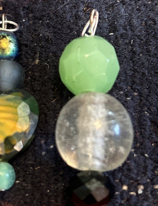 LOT OF 10 VINTAGE TO NOW PENDANTS VARIOUS SIZES HAND BLOWN GLASS PENDANTS CHARMS