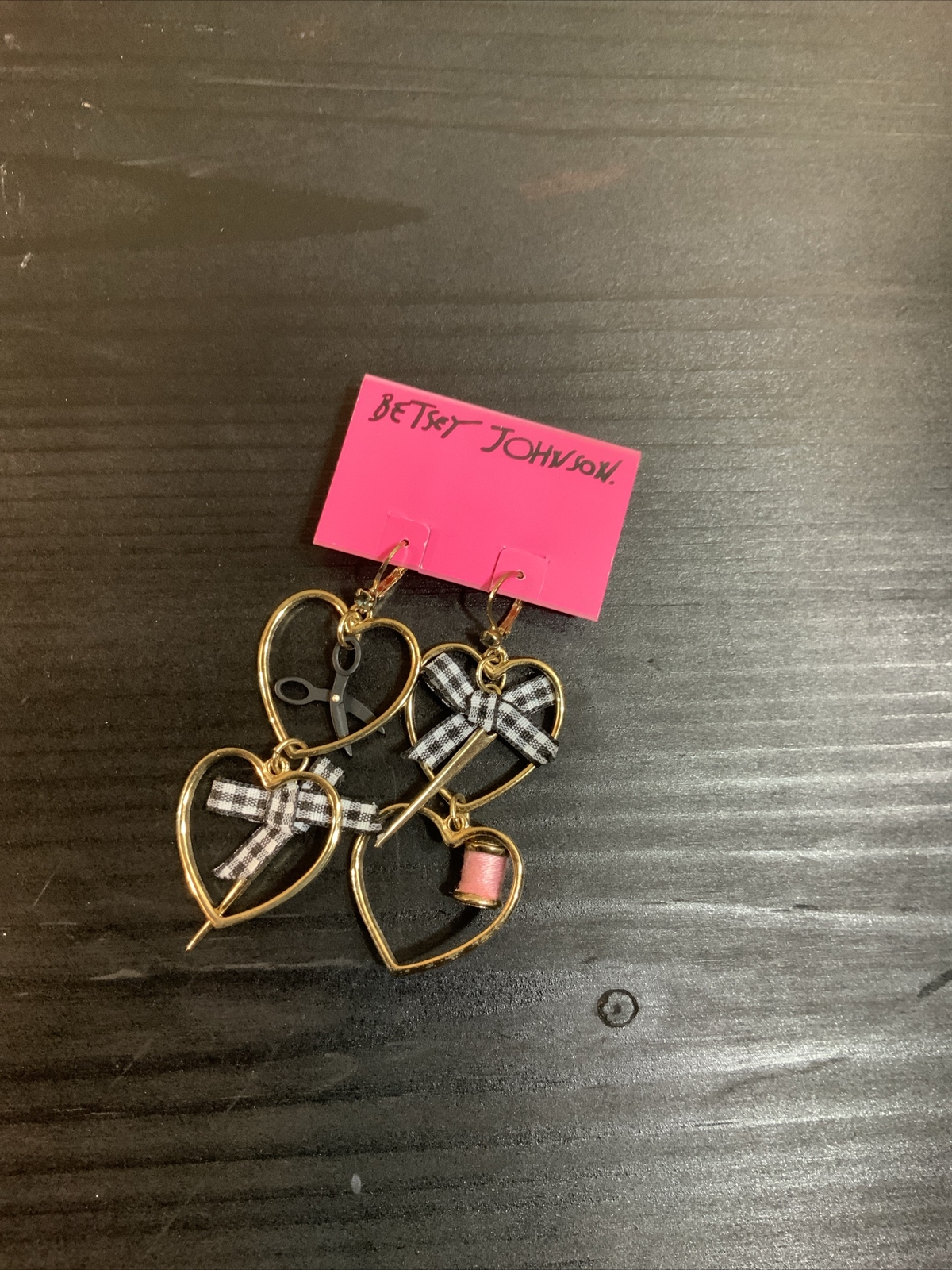 Betsey Johnson Paris Is Always A Good Idea Earrings Extremely Rare – 13