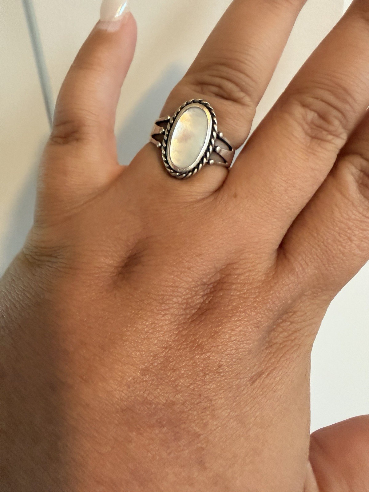 Vintage 925 Silver Size 8 Ring