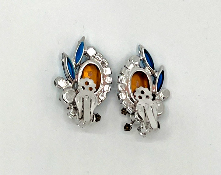 JULIANA D&E Parure Blue Heliotrope Olivine Accents Reference #1199 & 5474