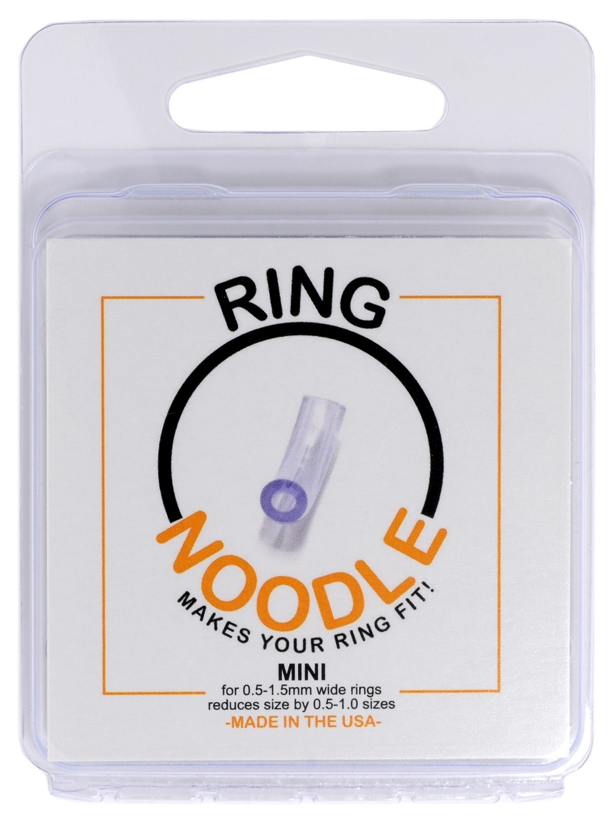 RING NOODLE – Ring Guard, Ring Size Reducer – 9 pack MINI (less size reduction)