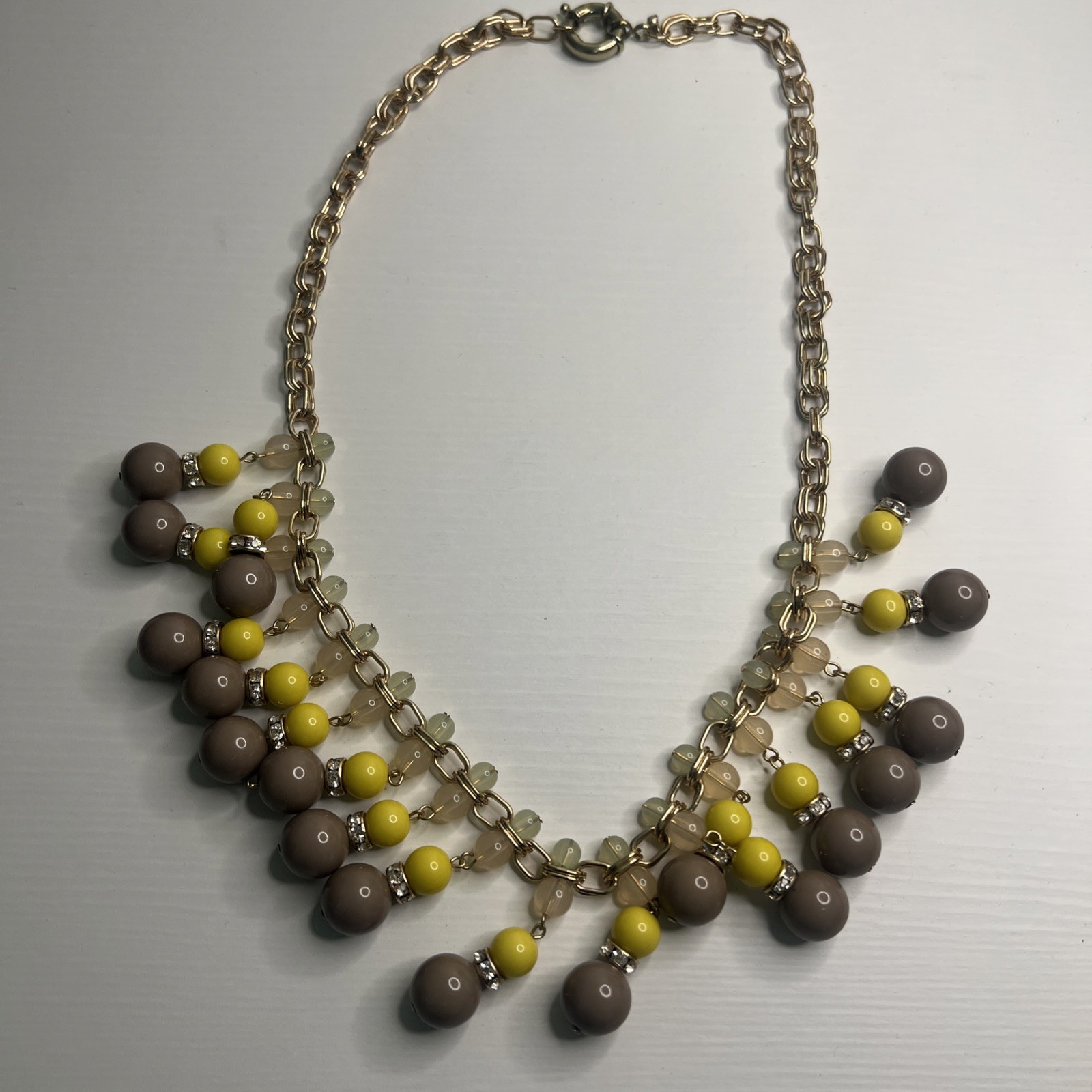 Vintage Jewelry Lot of 4 Necklaces, Earrings, Bracelet
