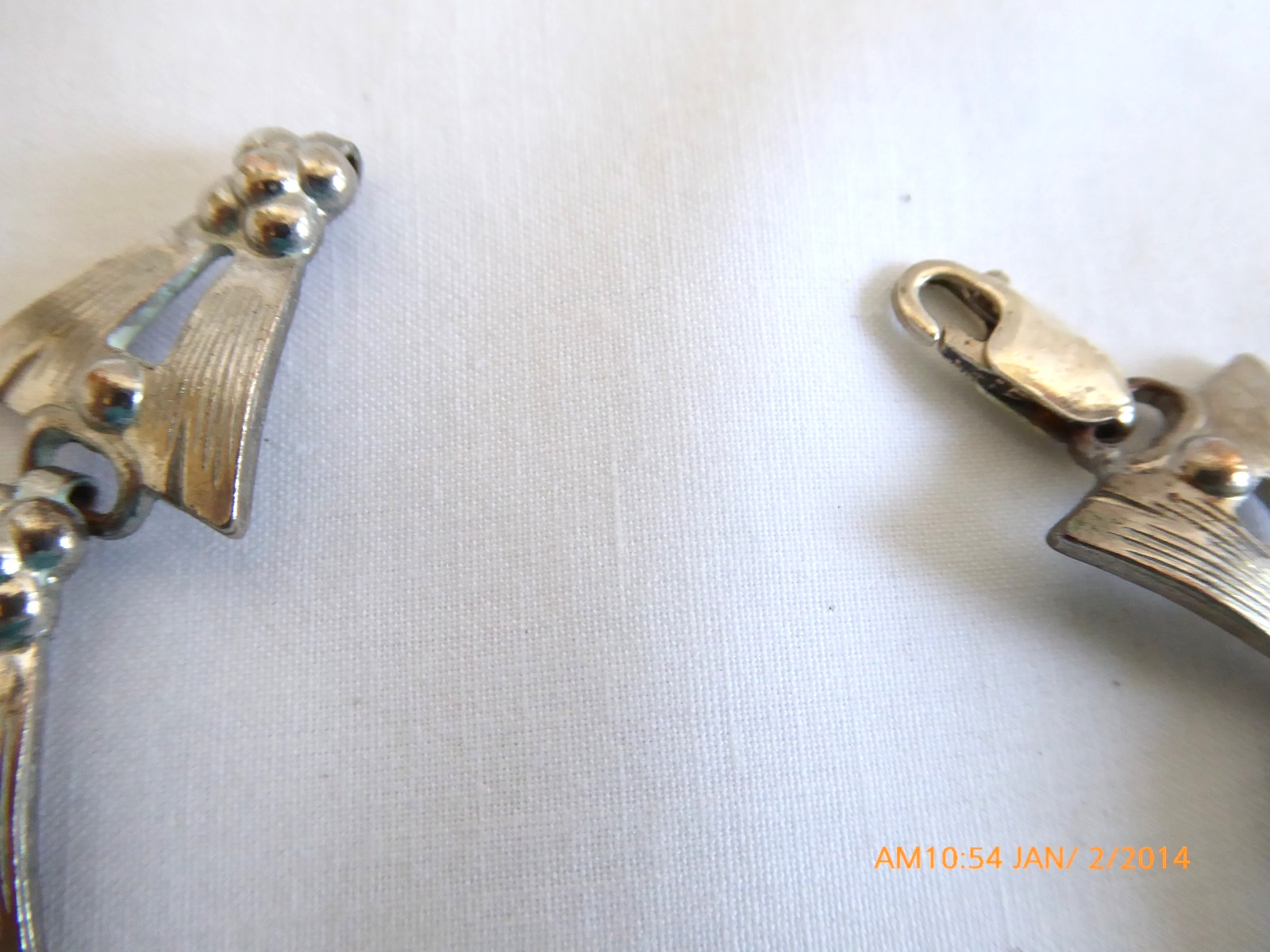 VINTAGE SILVER & BRONZE ARROWHEAD BRACELET