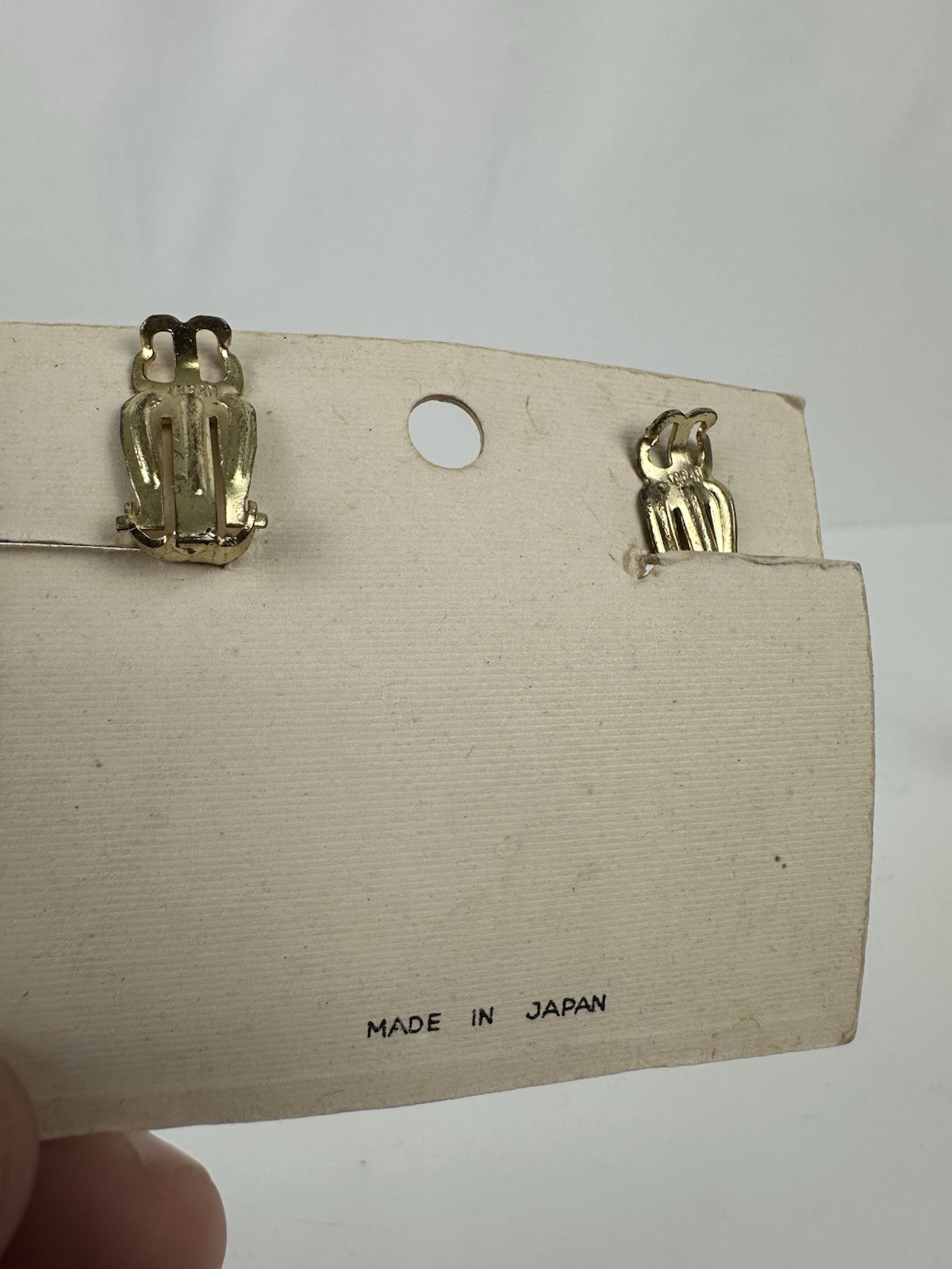 Vintage Double Ball Clip On Earrings From Estate