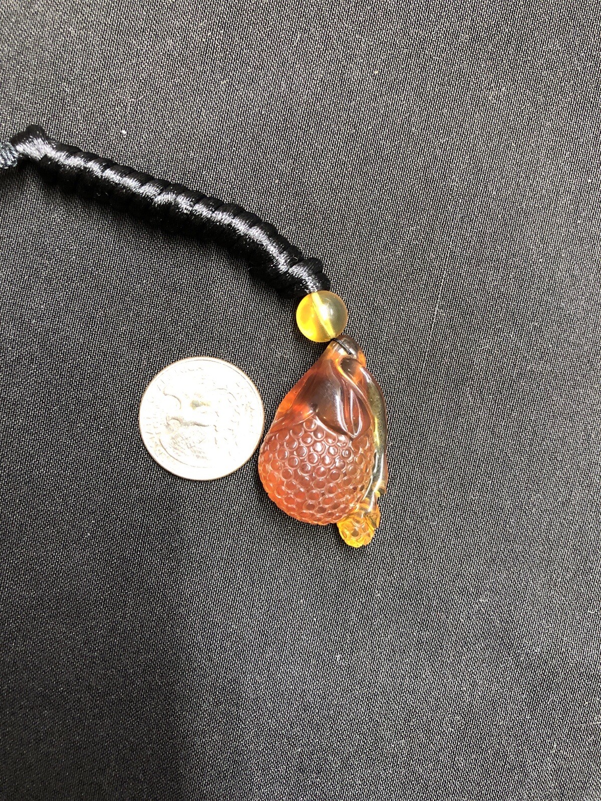 100% Natural Burmese Amber Pendant