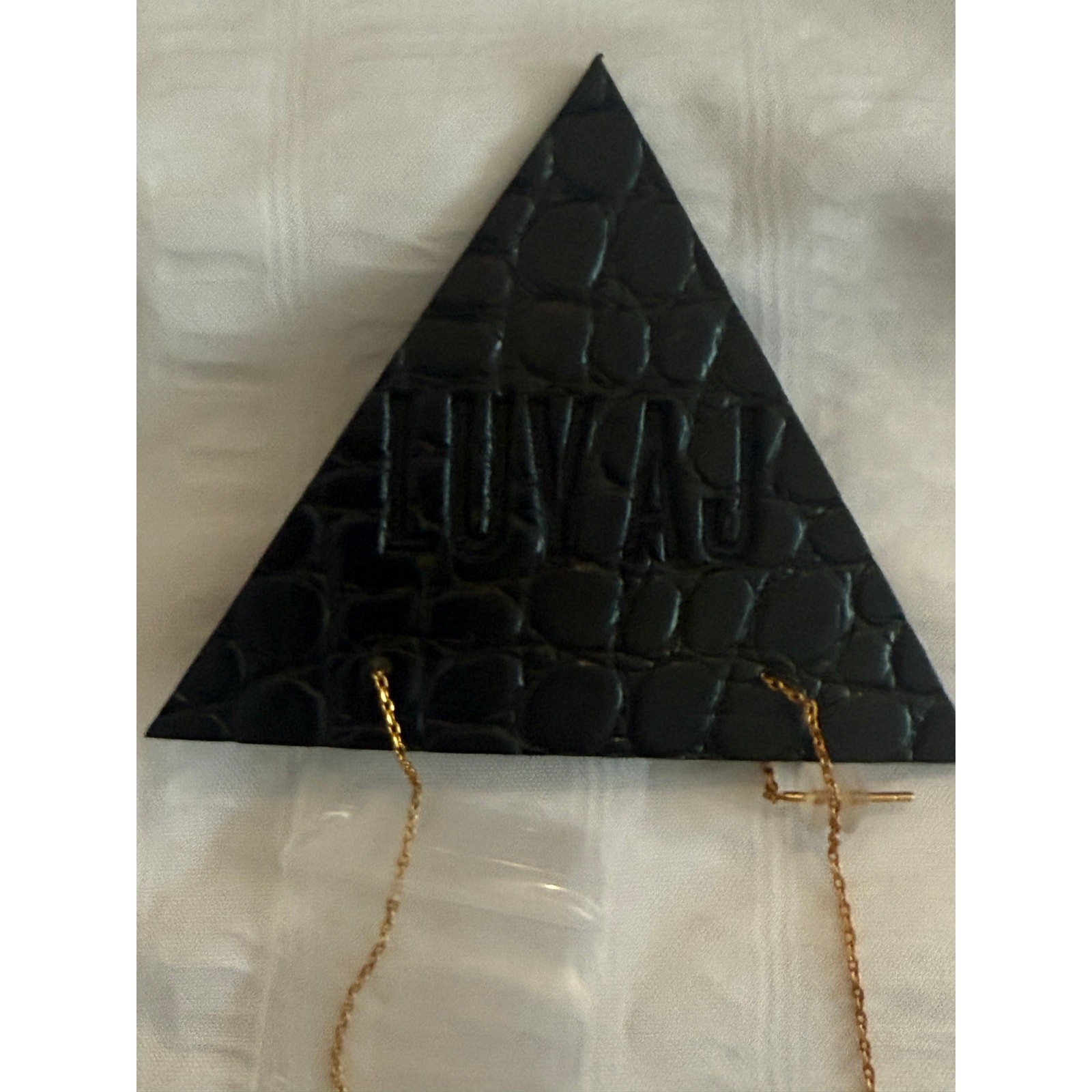 LUV AJ Shell Coil Threader Earrings NEW