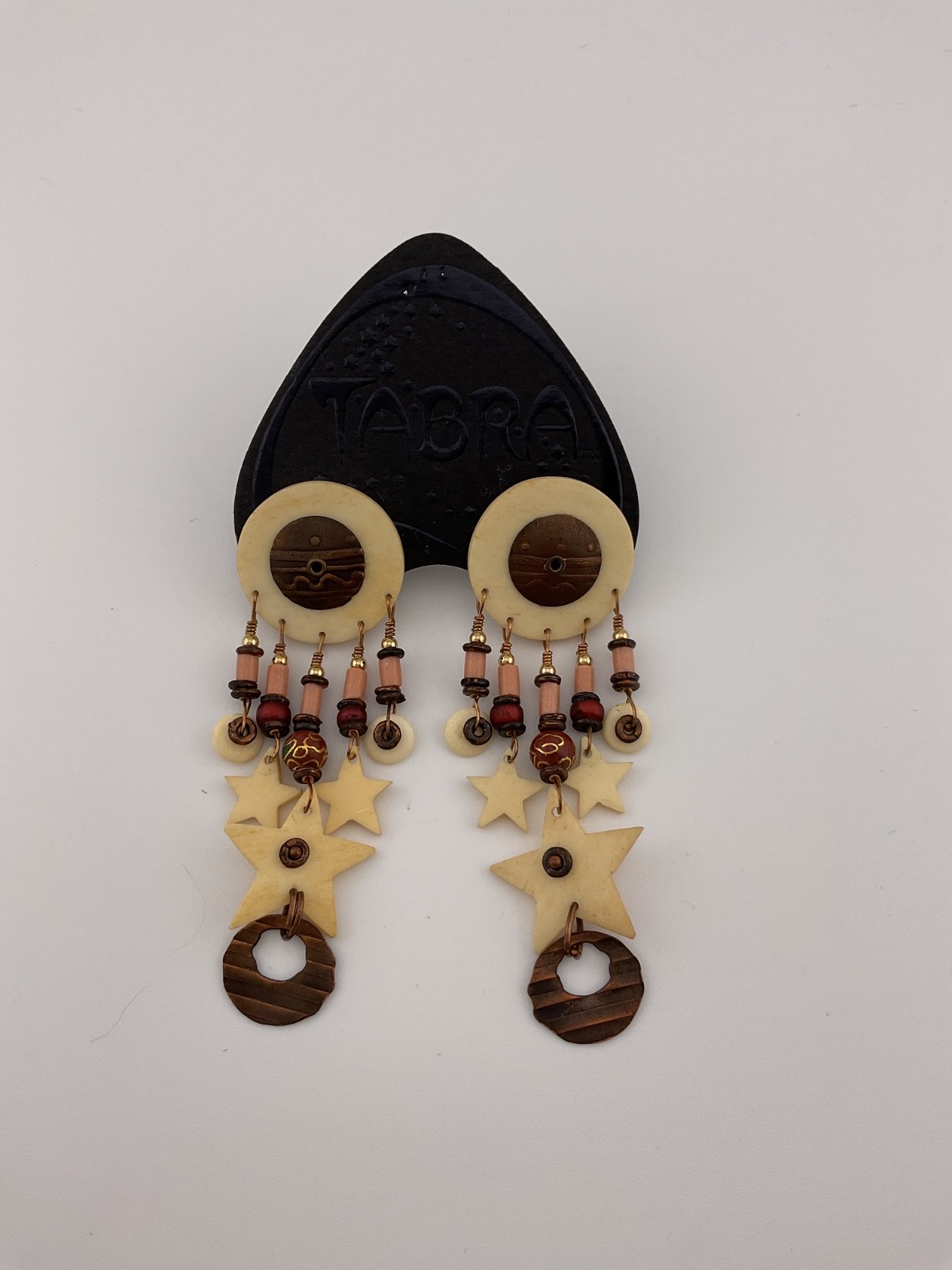 Vintage TABRA Dangling Star Earrings