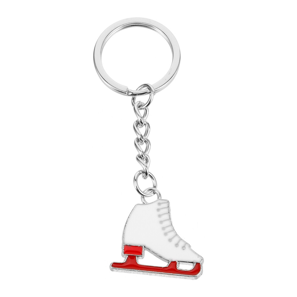 Zinc Alloy Key Chain Wear-resistant Alloy Roller Skate Decorative Bag Pendants