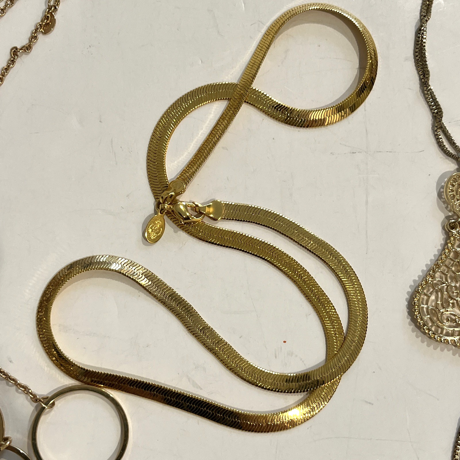 Vintage Lot of 6 Necklaces AVON , Premier Designs , EL, Signed Read
