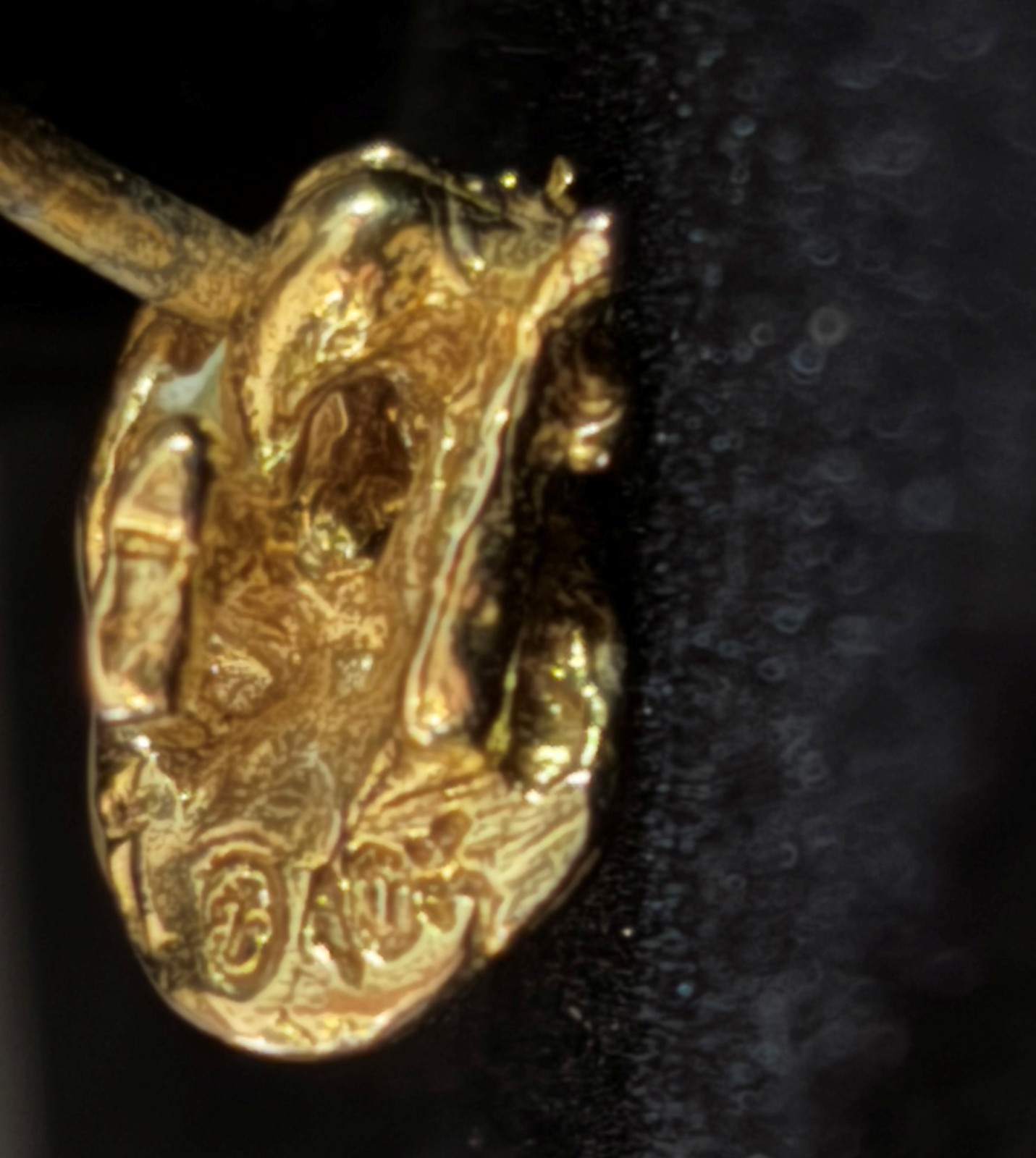 1.30+ Gram- 10K GOLD MINER Prospecting/Panning Tie Tack | GOLD RUSH ERA |