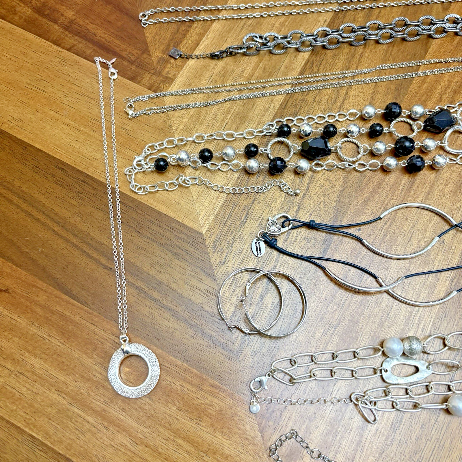 Vintage & Modern Lizzy James RMN Nine West Relic Watch Silver Tone Jewelry Lot