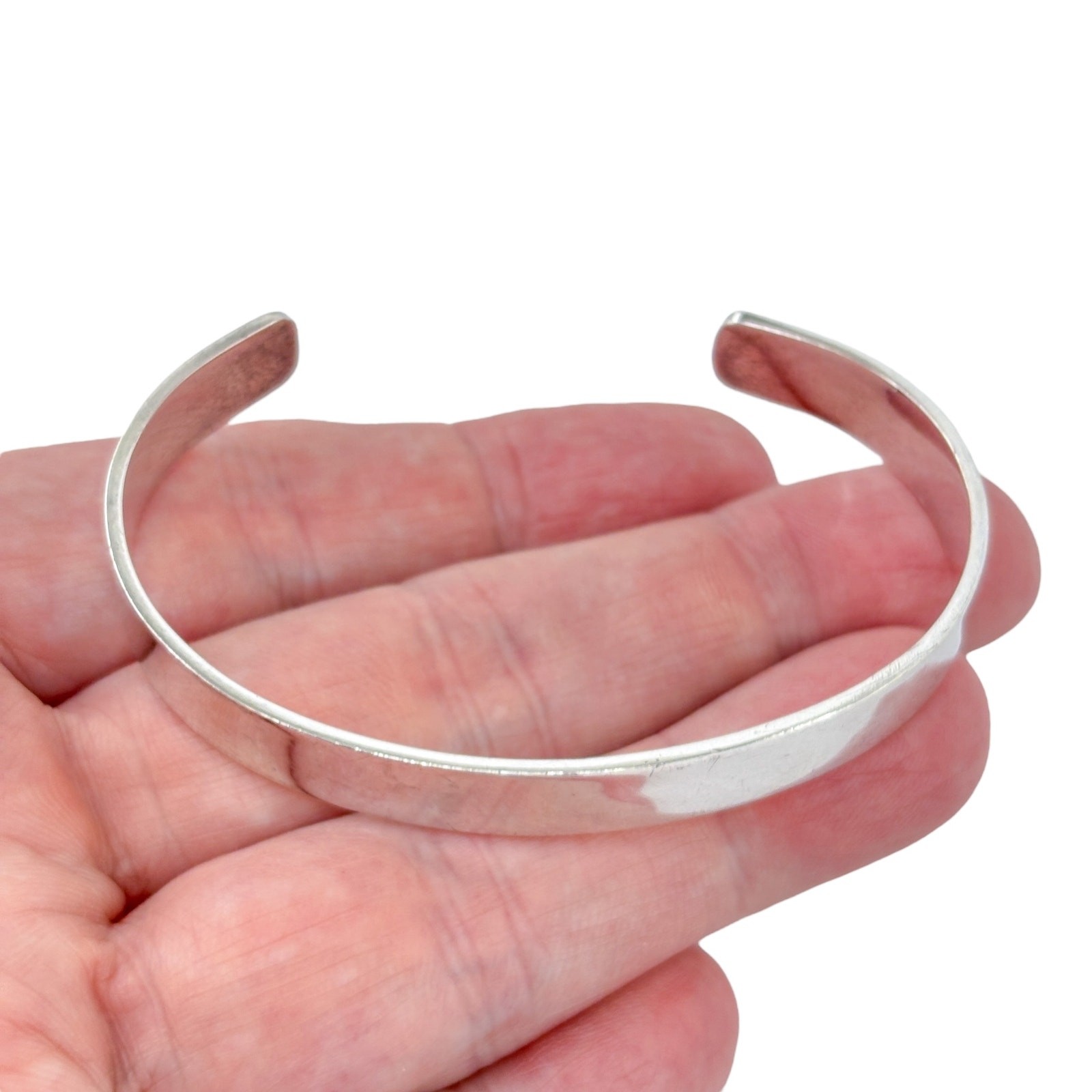 Vintage Classic Cuff Bracelet | Vintage Sterling Silver 925 | 7″